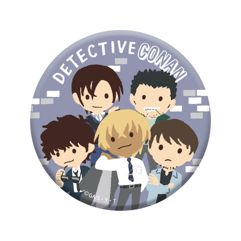 『名探偵コナン』缶バッジ/ゆるパレット 警察学校組